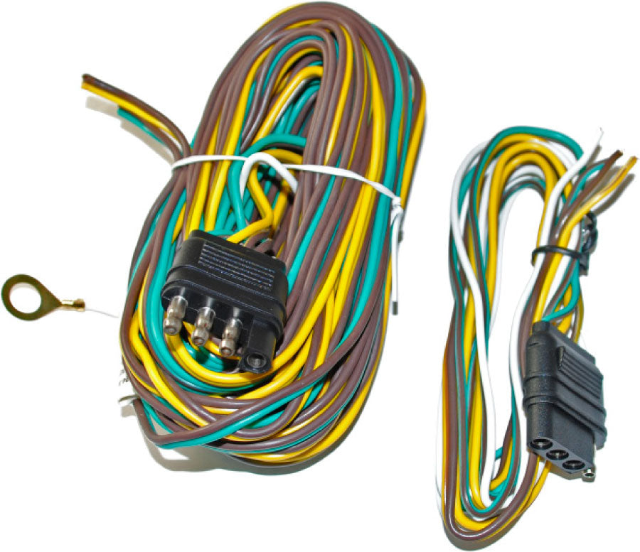 25’ trailer harness with 4-way flat connector & 4’ vehicle harness