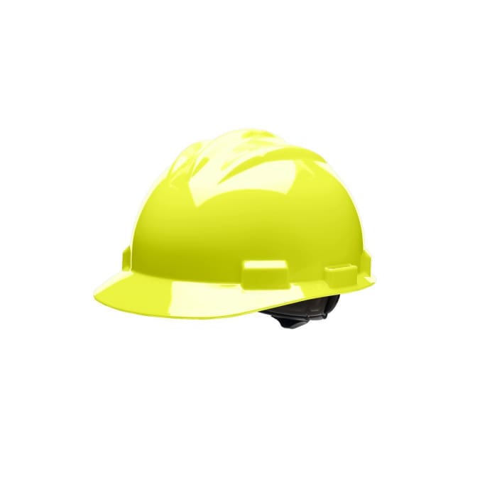 Bullard S61 Standard Series Hard Hats W/ Ratchet Suspension - Hi-Viz Yellow - Highway Safety