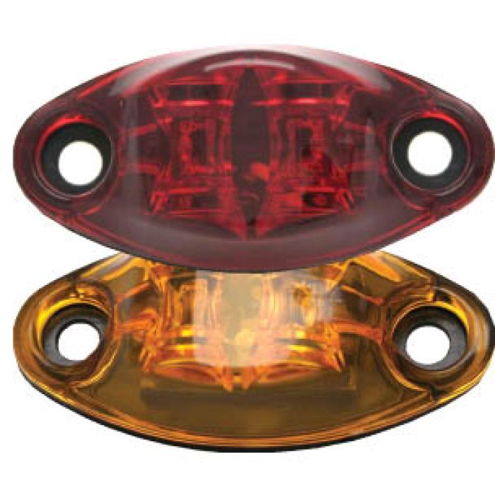 Led Marker Light Pc Rated Amber Or Red - Transportation Safety
