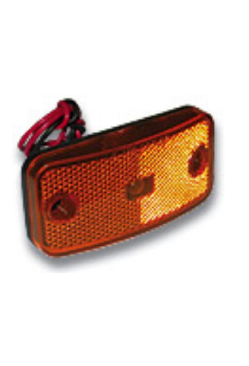 Marker Light With Twist Lock Plug - More Colors - Amber W/black Base - Transportation Safety