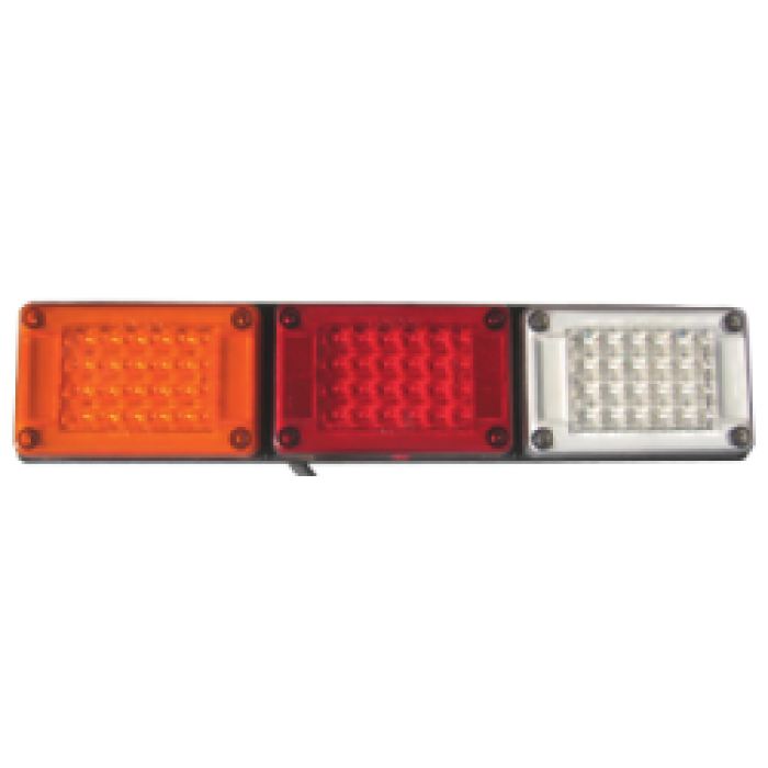 Triple Panel Led Light W/ Backup: 24 Diodes/panel - Clearance