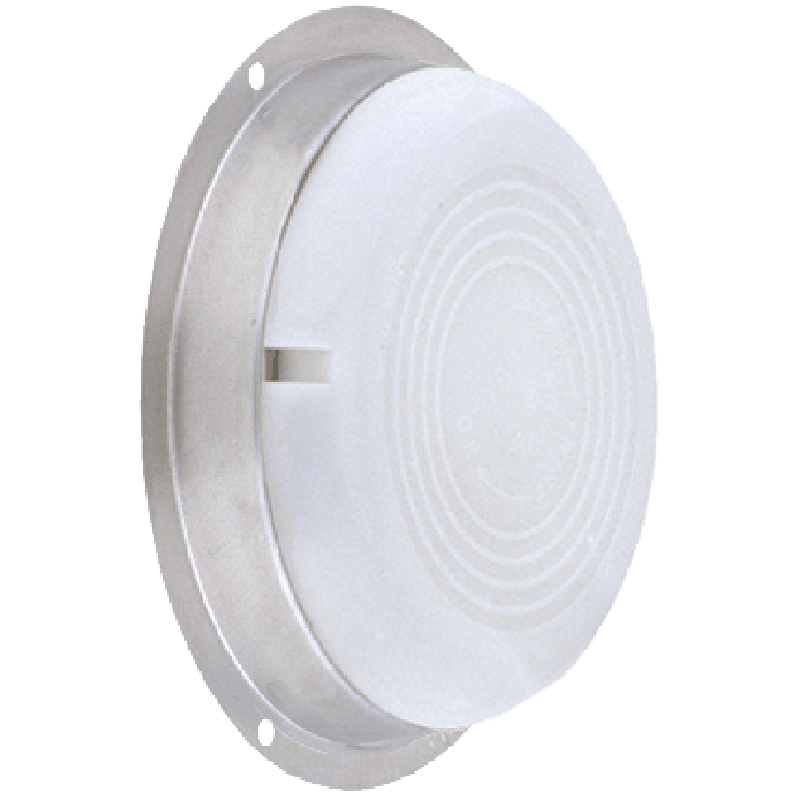 ASD Flanged Surface Mount Dome Light with Moonstone Lens