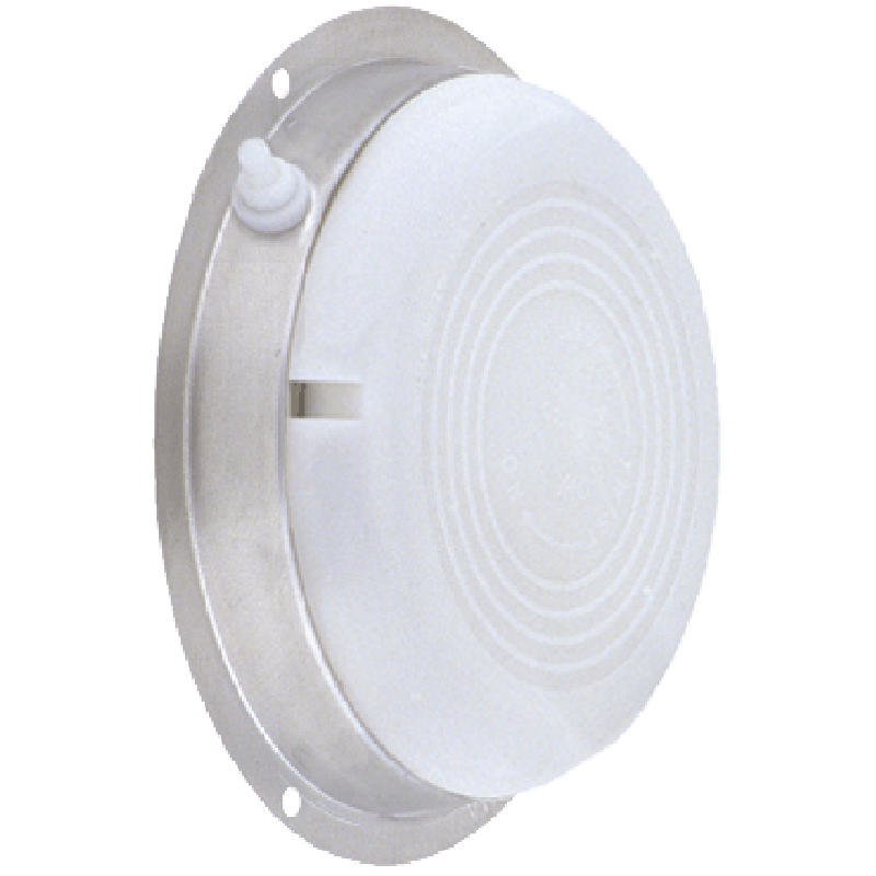 Dome Light w/Switch - Double Contact - Flange