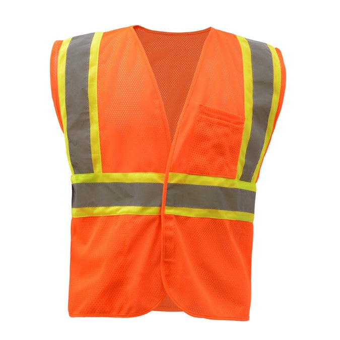 GSS Standard Class 2 Two Tone Mesh Hook & Loop Safety Vest