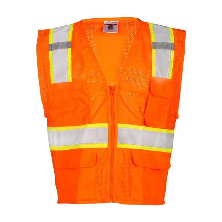 ML KISHIGO Ultra-Cool Multi-Pocket Vest, Orange