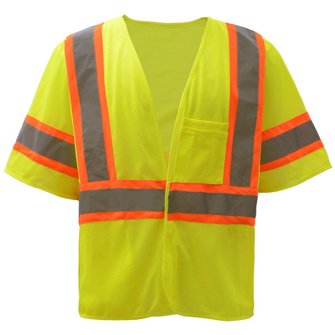 GSS Standard Class 3 Two Tone Mesh Hook & Loop Safety Vest