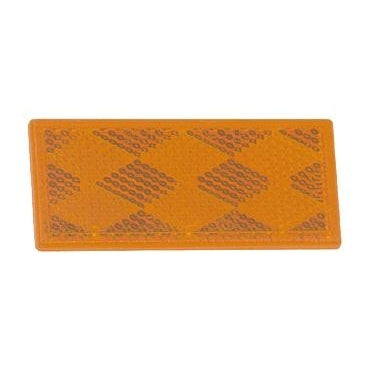 Rectangular Stick-On Reflector - Amber or Red