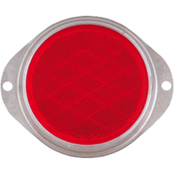 3 Reflector - Clipped Corner - Amber Or Red - Clearance