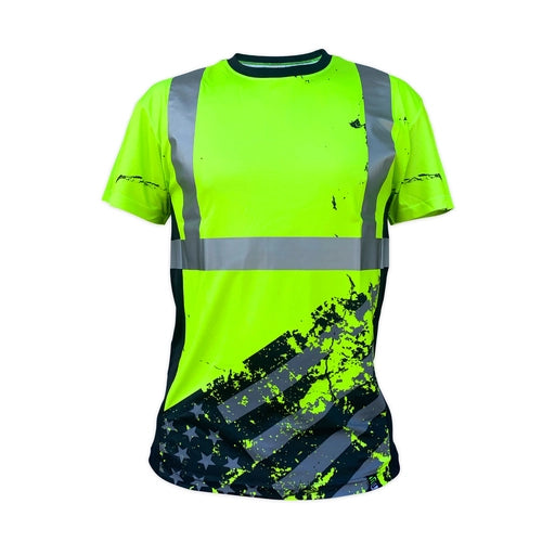 SafetyShirtz - SS360º ANSI Class 2 American Grit Safety Shirt