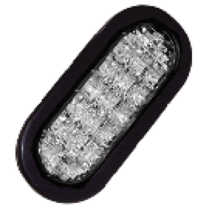 6 Oval Led Strobe - More Colors - Clear - Transportation Safety