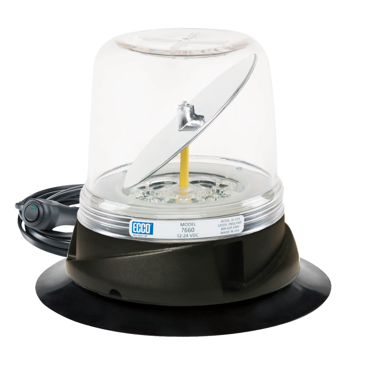 Arrowsafetydevice - Led Rotating Warning Light - 8 Leds - Permanent Or ...