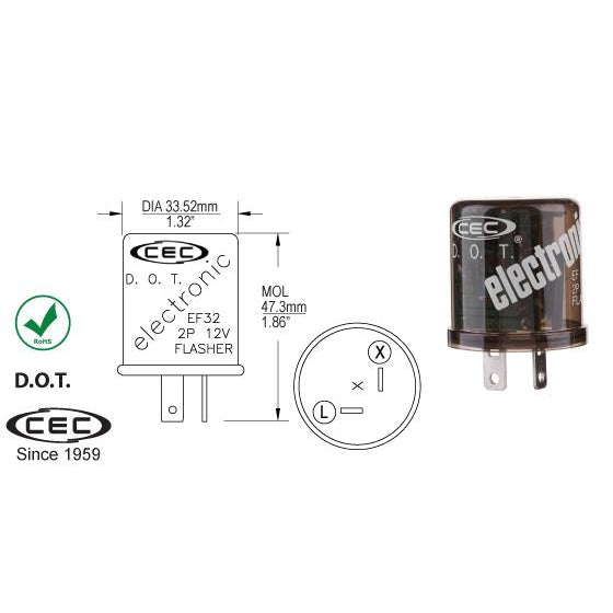 Two Prong Electronic Flasher – Arrow Safety Device