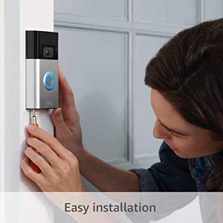 Ring Video Doorbell – 2020 release – 1080p HD video, improved motion detection, easy installation – Venetian Bronze
