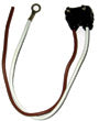6" , 2 Wires harness with 2 contact male plug