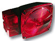 Front Red Lens Replacement for 80" over & under trailer
