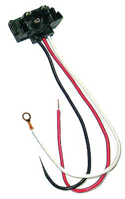 9" , 3-wire harness with 3 contact male plug
