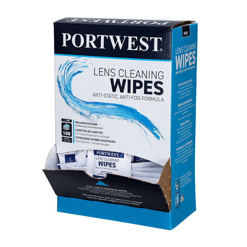 PortWest     PA01 -  Lens Cleaning Wipes