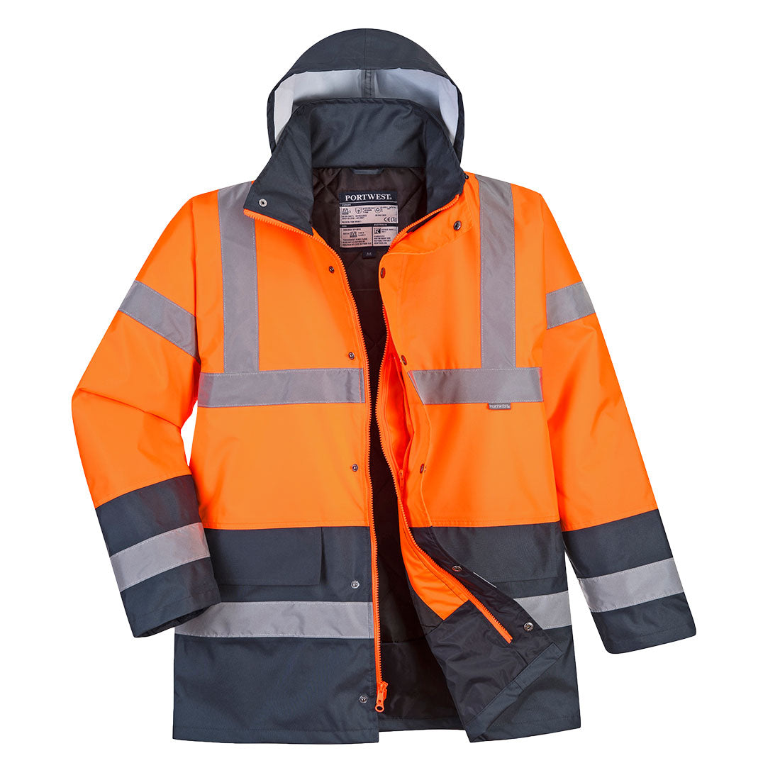 Without Sleeves Polyester Safety Jacket Orange 2 at Rs 35 in Nagpur