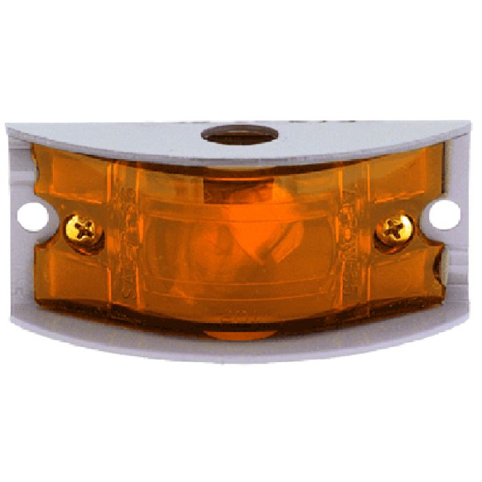 Aluminum Surface-Mounted Armored Marker Light - Amber Or Red Lens - Transportation Safety