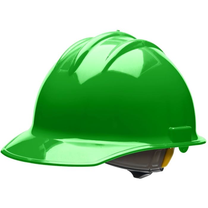 Bullard C30 Classic Series Hard Hats W/ Ratchet Suspension - Hi-Viz Green - Highway Safety