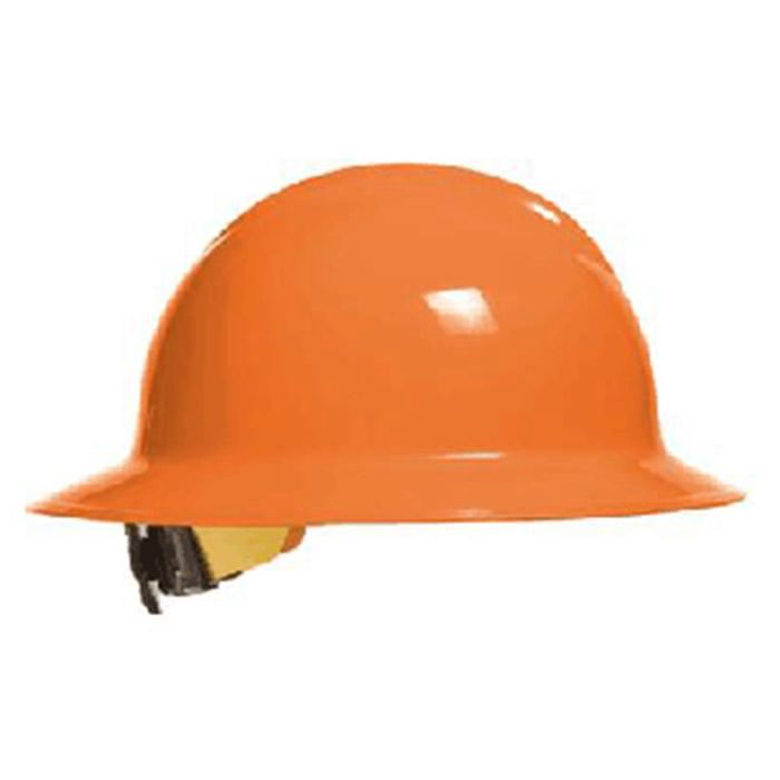 Bullard C33 Classic Full Brim Hard Hats W/ Ratchet Suspension - Hi-Viz Orange - Highway Safety
