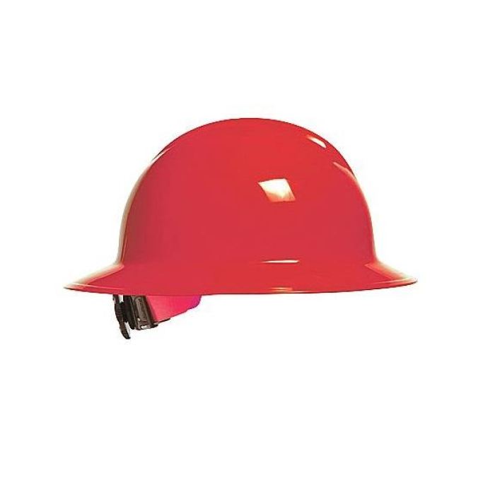 Bullard C33 Classic Full Brim Hard Hats W/ Ratchet Suspension - Red - Highway Safety