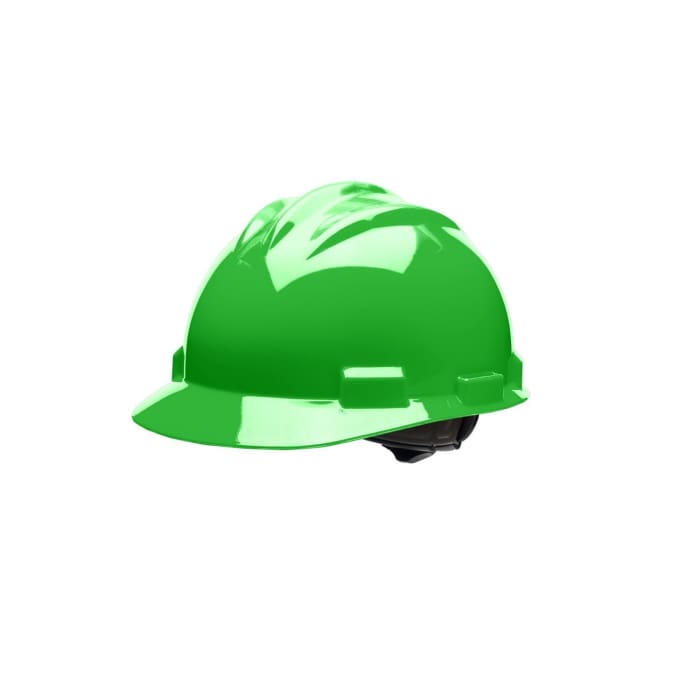 Bullard S61 Standard Series Hard Hats W/ Ratchet Suspension - Hi-Viz Green - Highway Safety