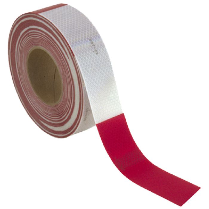 Conspicuity Tape 6 White/6 Red 150 X 2 7Year Warranty - Transportation Safety
