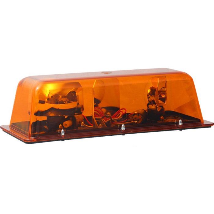 Double 360 Degree Rotary Warning Bar - Magnetic - More Colors - Amber - Transportation Safety
