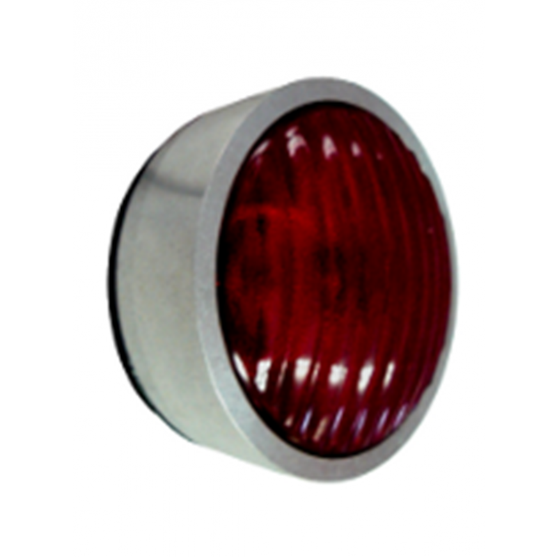 ASD LED Emergency Exit Light - Anodized Aluminum - Red