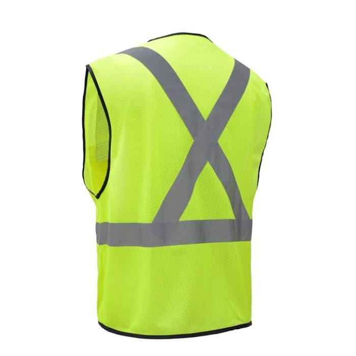 Gss Premium Class 2 Utility Safety Vest W/ X Back - Highway Safety