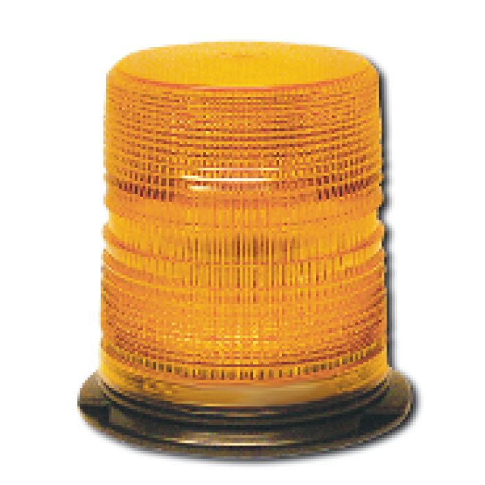 High-Profile (6-11/16H) Warning Light - Quad Flash W/ Twist -On Lens - Choose From 4 Colors - Transportation Safety