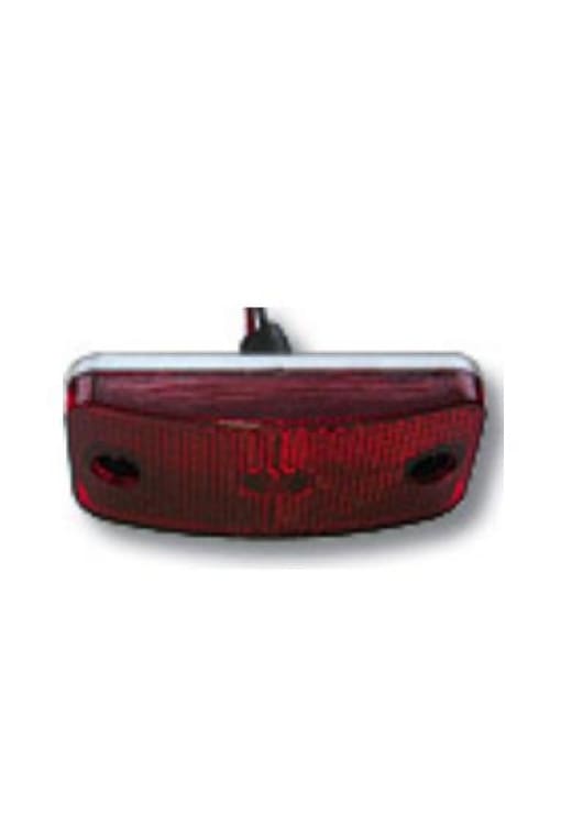 Marker Light With Twist Lock Plug - More Colors - Red W/white Base - Transportation Safety