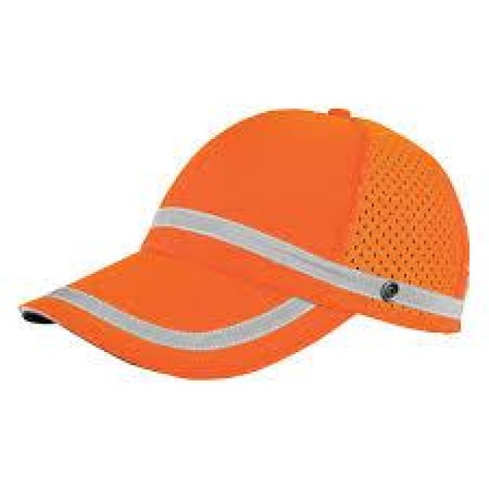 Ml Kishigo Baseball Cap W/ Snaps Orange Or Lime - Highway Safety