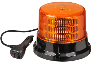 Amber LED Warning Beacon 3 Hole-Mount Hi-Intensity Light