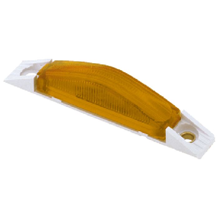 Pc-Rated Thinline Marker Light Surface Mount Amber Or Red - Transportation Safety