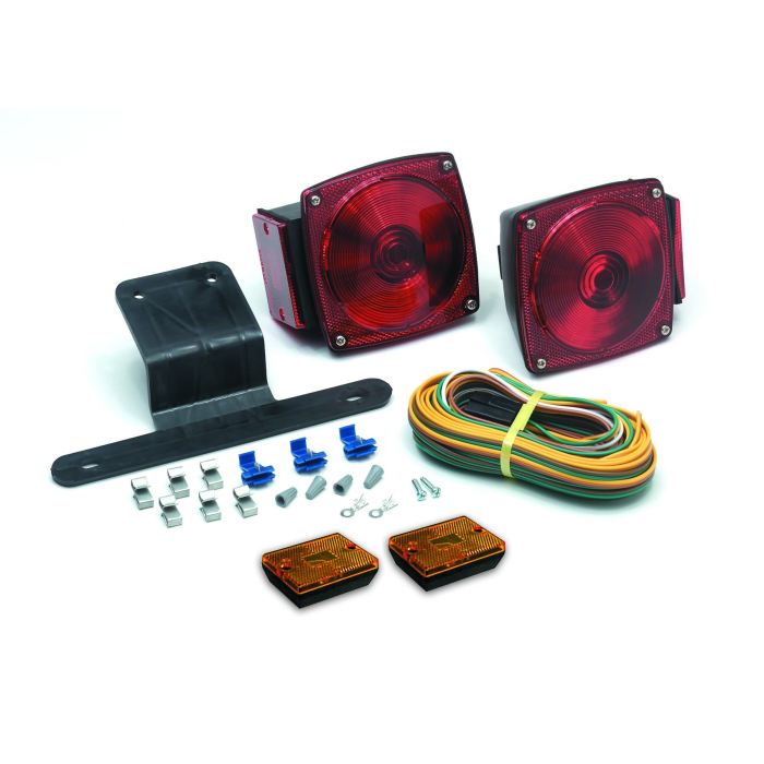 Submersible Trailer Light Kit - 9 Wire Leads - Under 80 Wide - Transportation Safety
